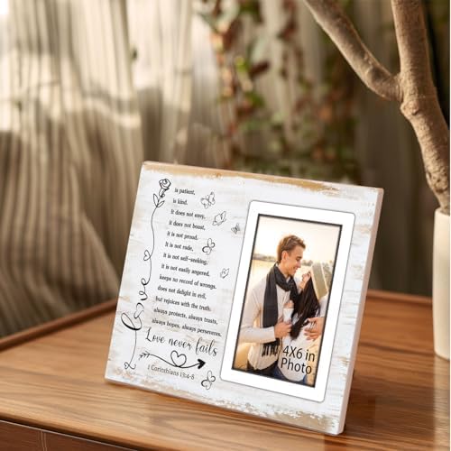 Romantic Couple Picture Frame for Wedding Anniversary