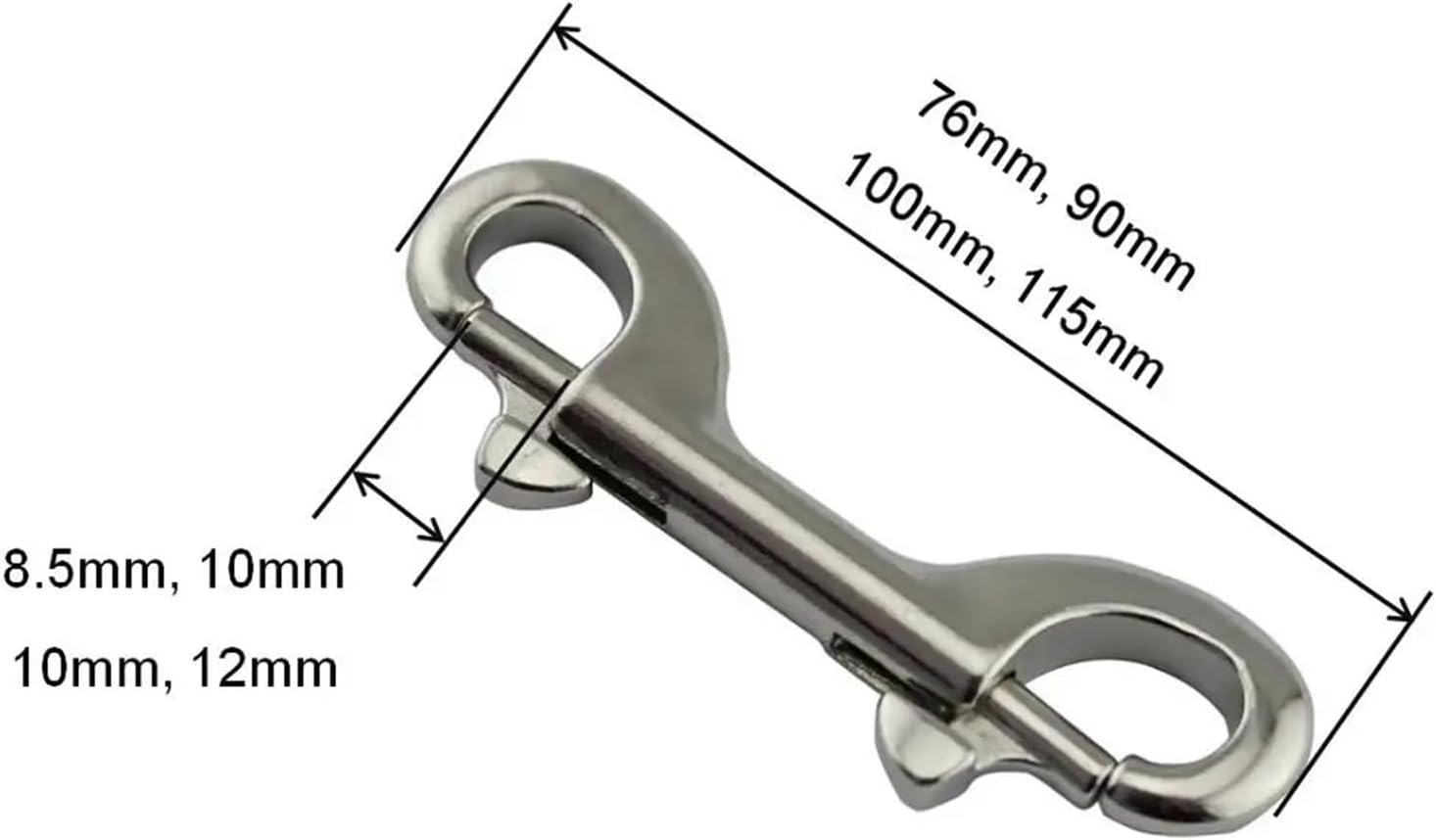 OUZINE 5PCS Stainless Steel Springform Pan Clips