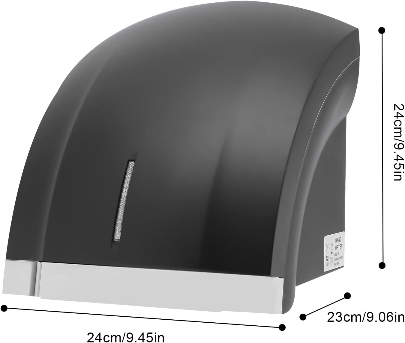 Gdrasuya10 1800W High Speed Hand Dryer for Bathroom
