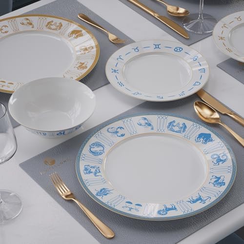 FASTELLONG Cereal Bowls Set of 4 Brown Porcelain Bowls