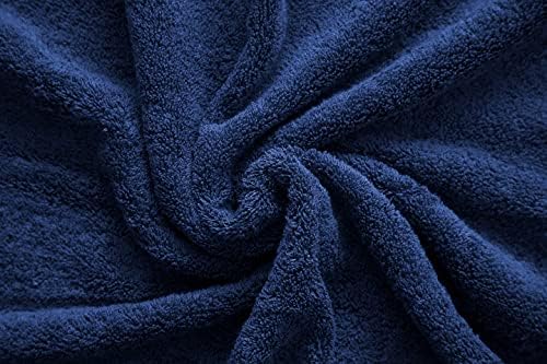 American Veteran 4 Pack Hand Towels Set of 4 Navy Blue
