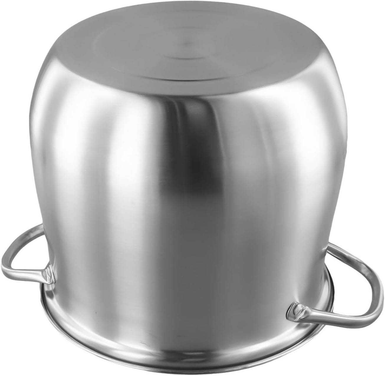 JurwheeR 73 Qt Stainless Steel Stock Pot with Lid