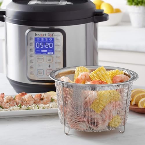 Instant Pot Large Mesh Steamer Basket Stainless Steel Round