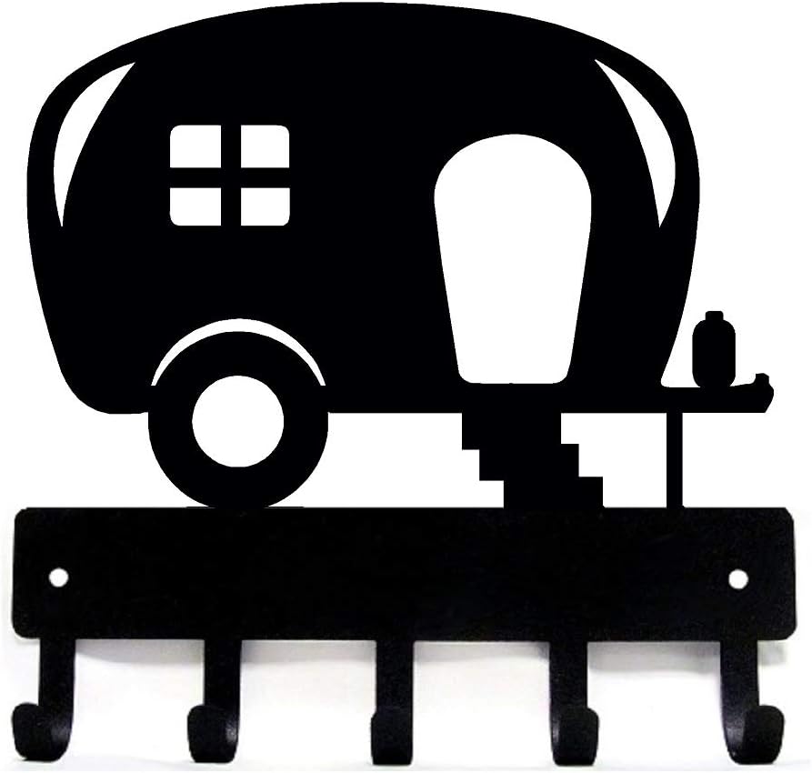Camper Key Rack Holder - 6 Inch Wall Mounted Hook
