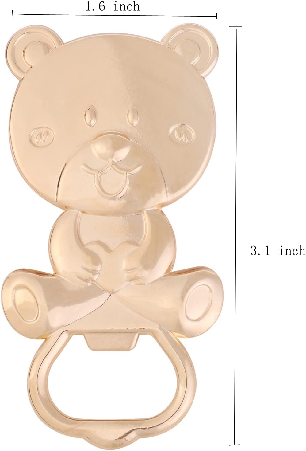 36 Pack Cute Bear Bottle Opener Baby Shower Favors