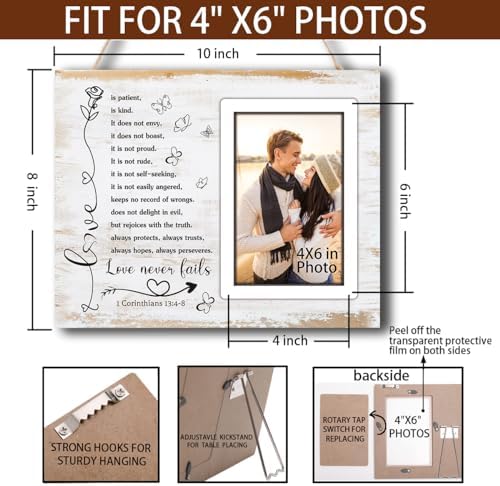 Romantic Couple Picture Frame for Wedding Anniversary