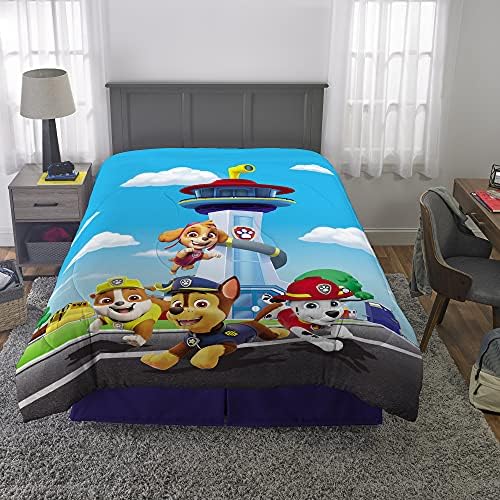 Franco Kids Bedding Reversible Microfiber Comforter with Paw Patrol Design
