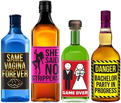 Bachelor Party Alcohol Labels - Funny Ideas Decor