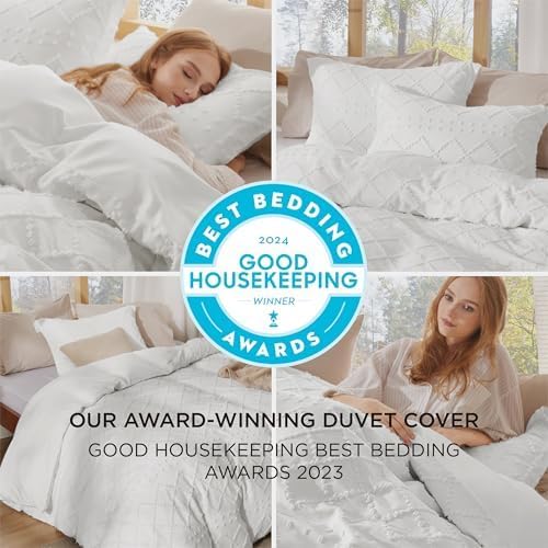 Bedsure Boho Duvet Cover Queen Size Set