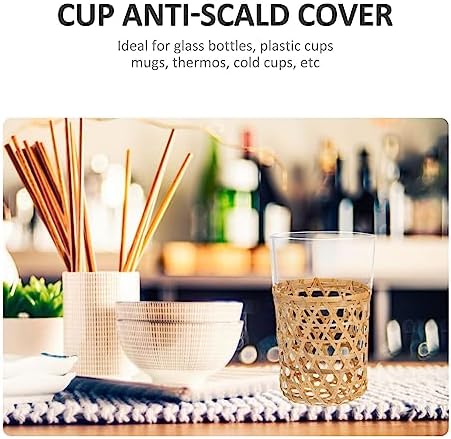 6Pcs Handwoven Vase Sleeve for Home Decor
