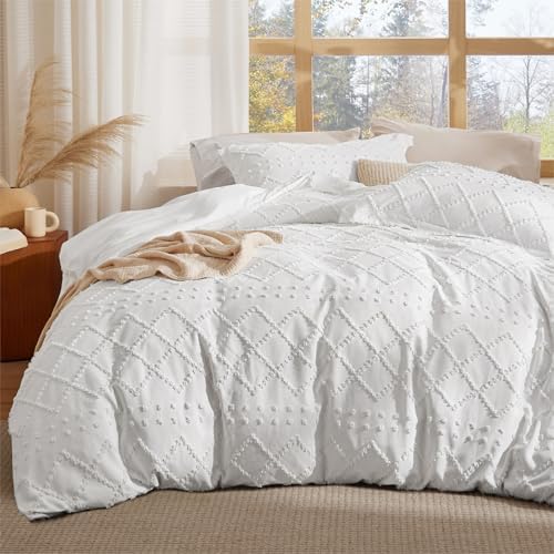 Bedsure Boho Duvet Cover Queen Size Set