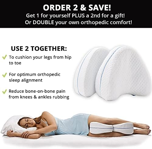 Contour Legacy Leg and Knee Support Pillow for Side Sleepers
