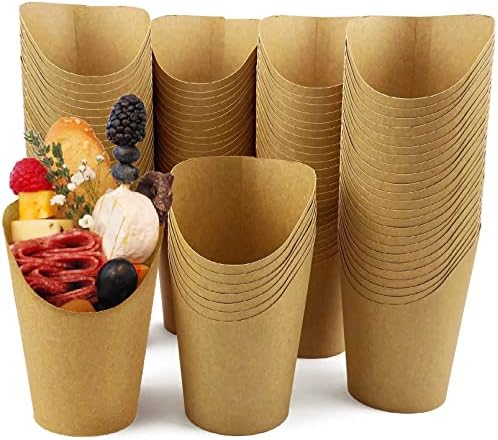 CAMKYDE 100 Pcs French Fries Cups for Parties and Events