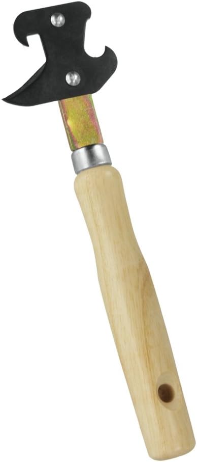 Metaltex 250330 Stainless Steel Can Opener with Wooden Handle 1