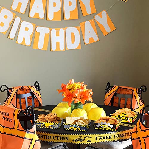 24 Pcs Construction Themed Snack Bowls for Kids