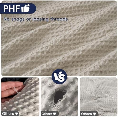 PHF Ultra Soft Waffle Weave Pillowcase 20x54