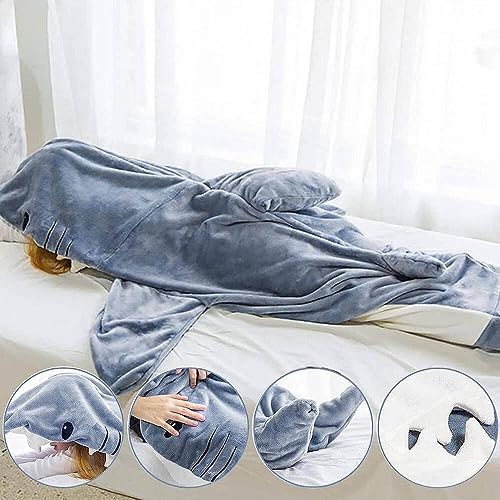 Shark Blanket Hoodie Onesie for Adult and Kid