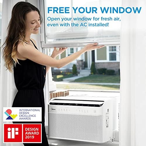Midea MAW12V1QWT U-Shaped Window AC Unit