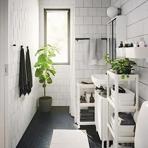 HIEEY 4 Tier Bathroom Shelf Organizer Unit