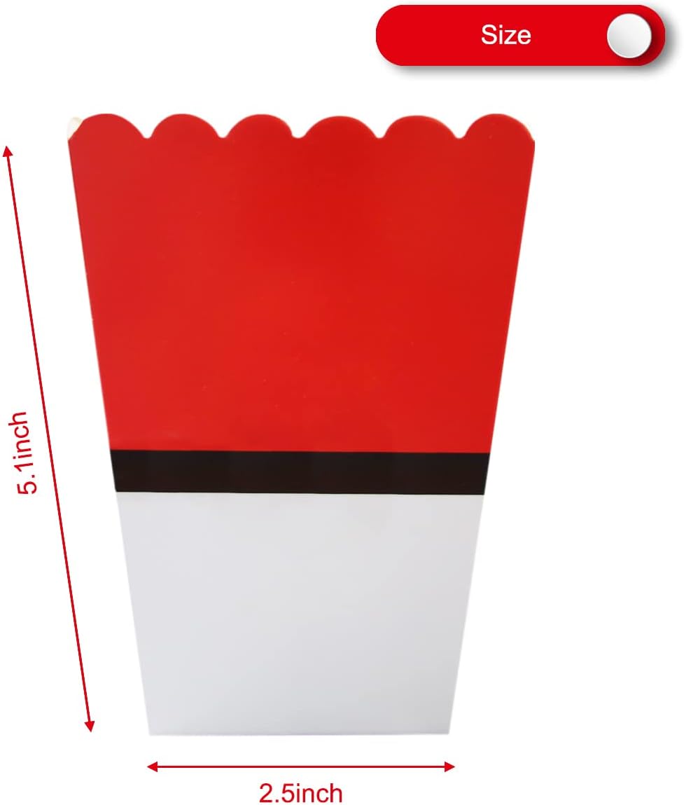 12Pcs Cartoon Popcorn Boxes for Parties
