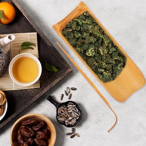 3pcs Bamboo Tea Scoop Set for Home and Office