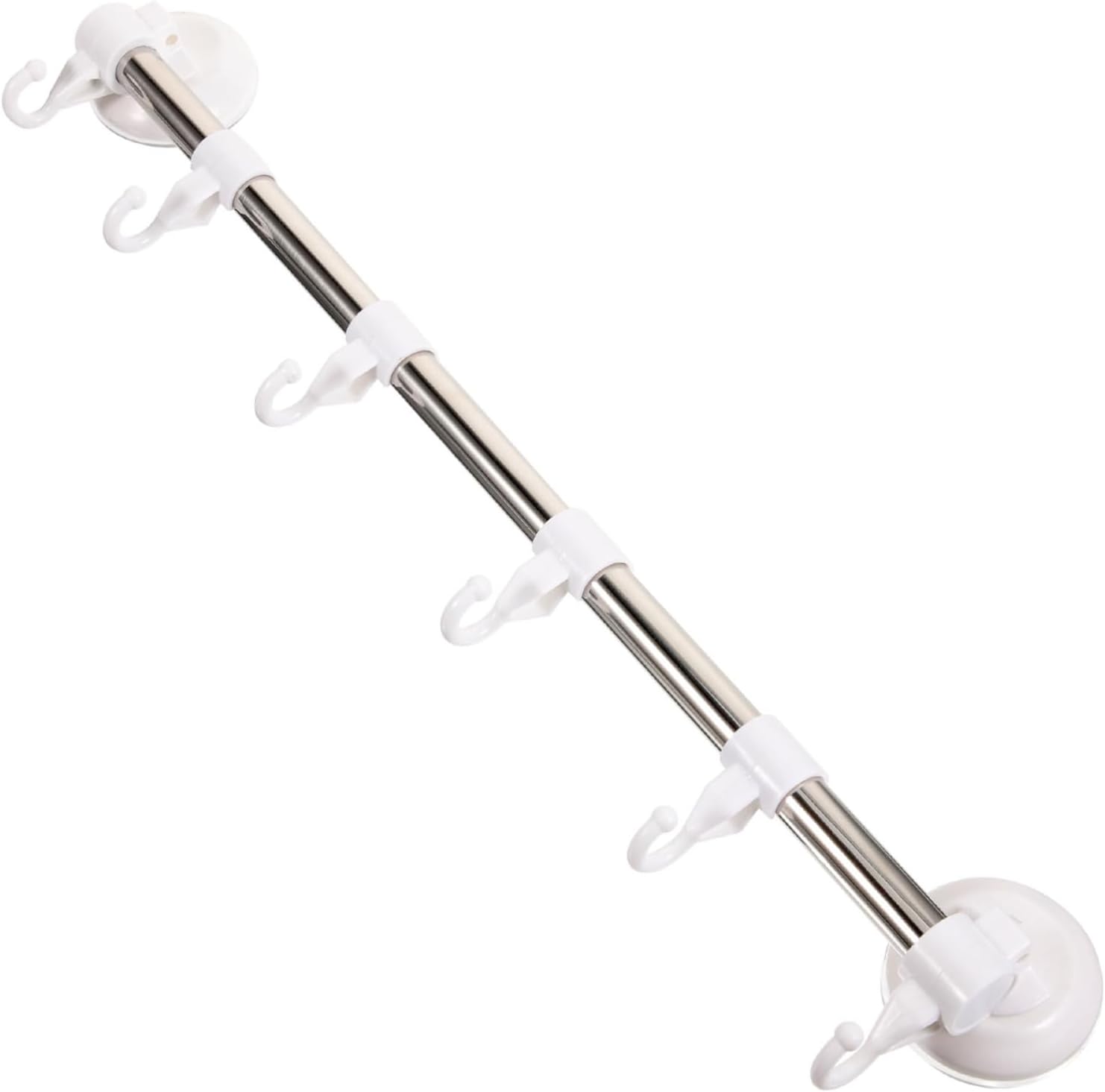 POPETPOP Adjustable Cup Towel Bar with Hooks