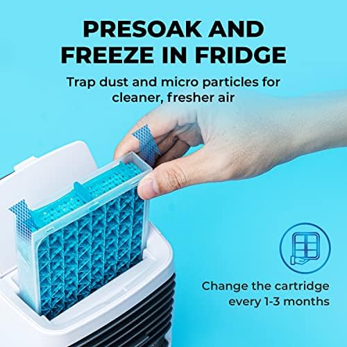 ChillWell 20 Evaporative Air Cooler - 4-Speed Portable Coolers with Humidifier