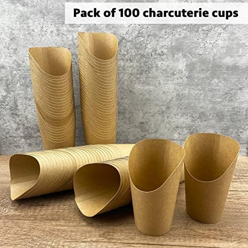 CAMKYDE 100 Pcs French Fries Cups for Parties and Events