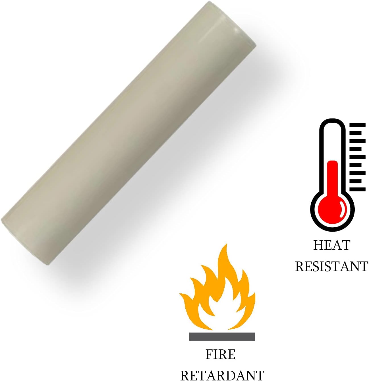 Ciata 12 Pack Cream Plastic Drip Candle Covers