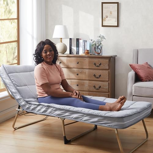 4 Inch Cot Mattress Topper 72x24 Inch Portable Folding Sleep Pad