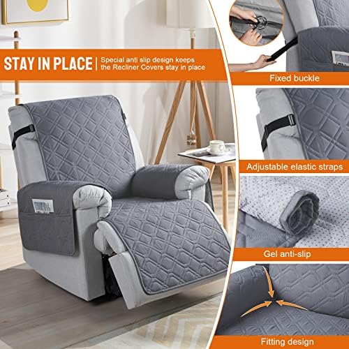 VANSOFY Waterproof Recliner Chair Cover for Pets