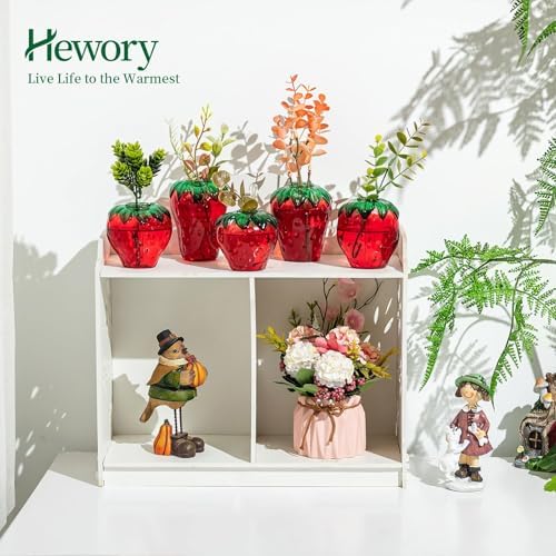 Glass Strawberry Plant Vases for Home Decor and Propagation