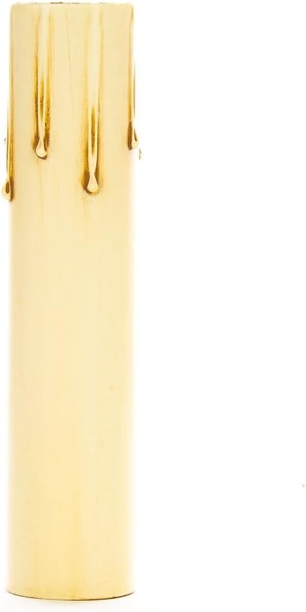 Upgradelights 6 Inch Ivory Fibre Drip Candle Cover Replacement