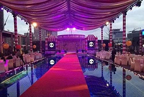 HUAHOO Red Aisle Runner Carpet Rug for Weddings