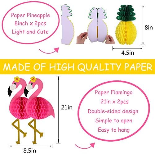 YUNXUAN Tropical Party Decorations Set