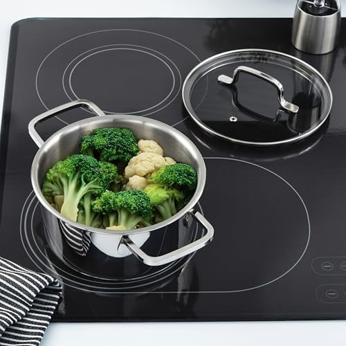 Berghoff 725in Stockpot with Glass Lid and Comfort-Grip Handle
