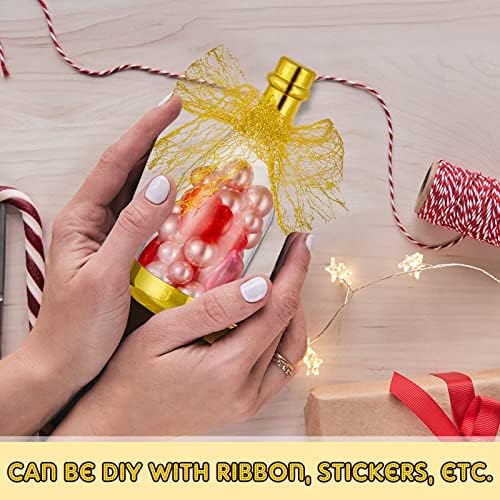 Cunhill 54 Piece Champagne Candy Bottles for Wedding and Party Favors