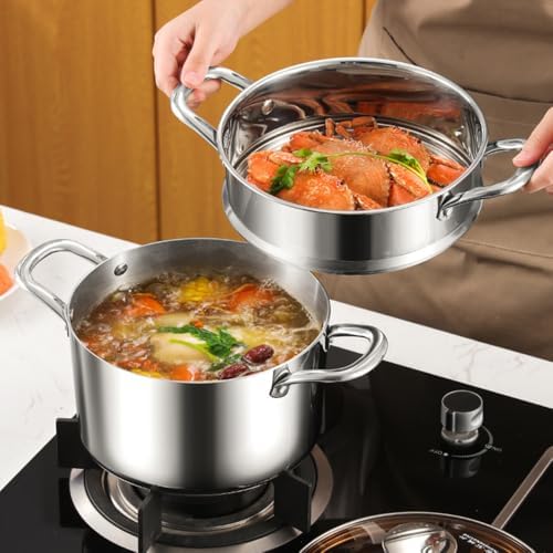 6 Quart Stockpot with Tempered Glass Lid