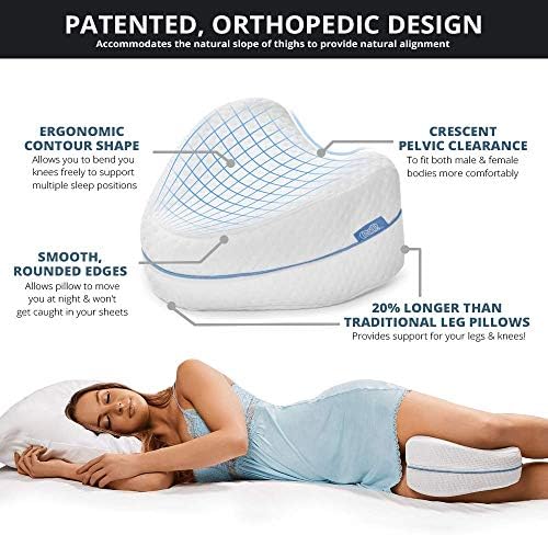 Contour Legacy Leg and Knee Support Pillow for Side Sleepers