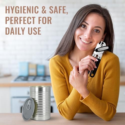 FAREE 3-in-1 Can Opener Manual with Magnet and Bottle Opener