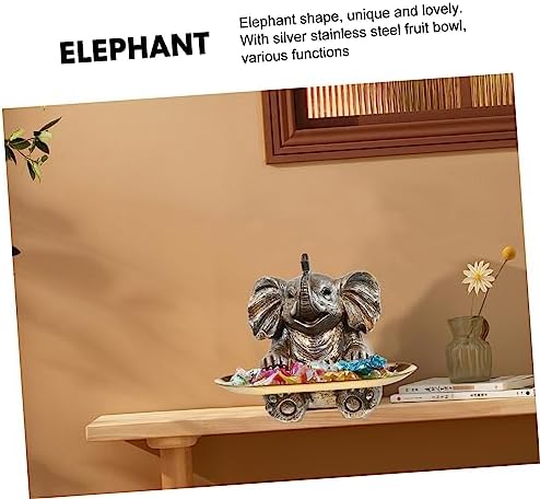 RORPOIR 1 Set Resin Elephant Cupcake Stand Decor