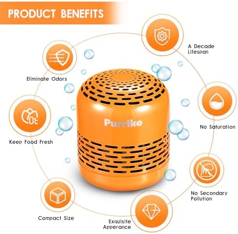 Purriko Fridge Deodorizer with 10-Year Life