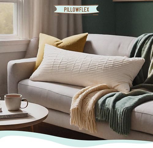 Pillowflex Synthetic Down Pillow Insert - 18x22 Inch