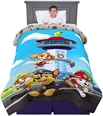 Franco Kids Bedding Reversible Microfiber Comforter with Paw Patrol Design