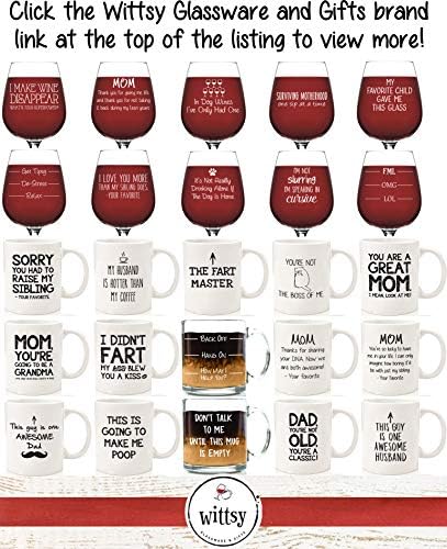 In Dog Wines Funny Wine Glass - Unique Gift for Dog Lovers
