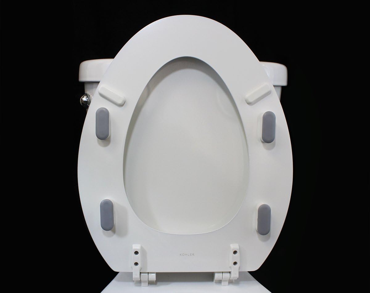 LUXE Bidet Toilet Seat Bumper Kit 4 Piece