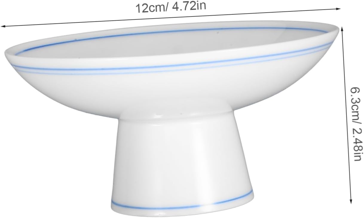 LIFKOME Tall Fruit Plate with Footed Pedestal