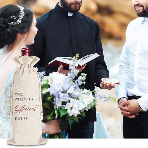 YAANUNULU Wine Bottle Bag with Greeting Card
