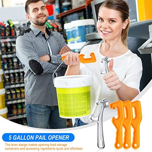 Yetene 1Pcs Aluminum Bucket Lid Opener Set