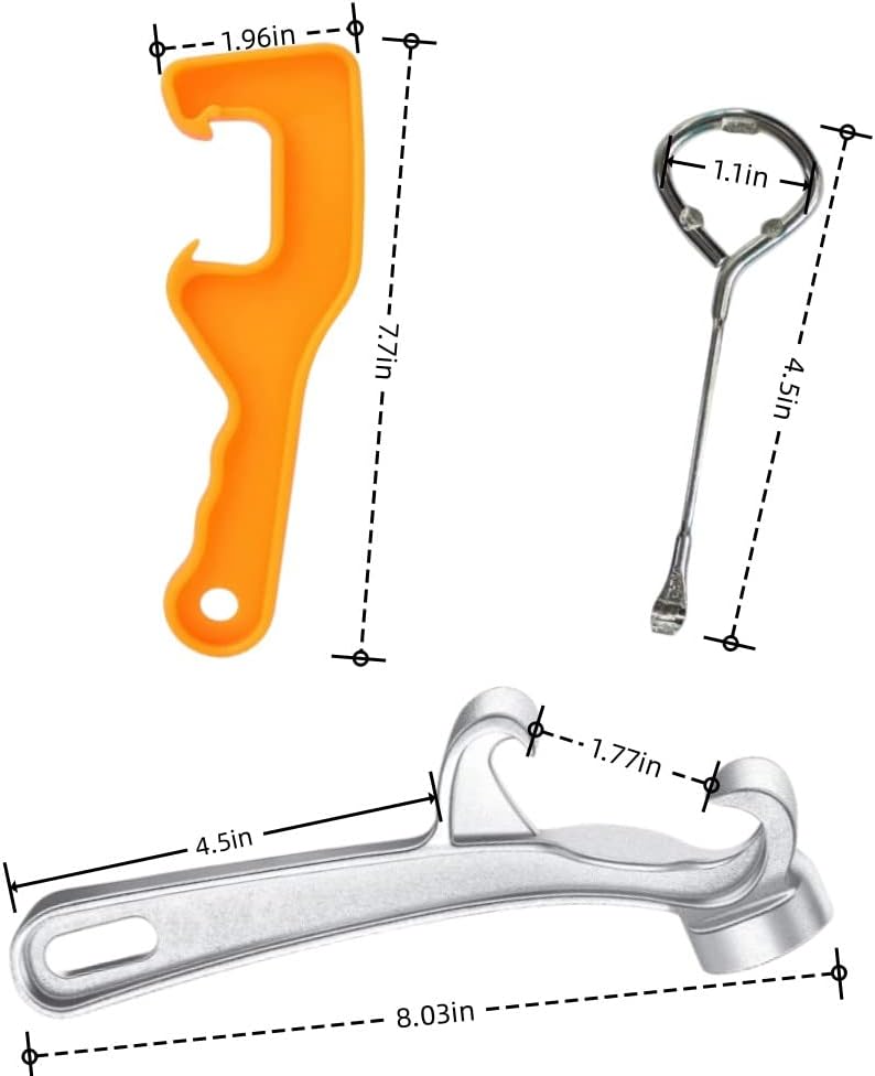 5 Pcs Bucket Lid Opener with Paint Can Tool